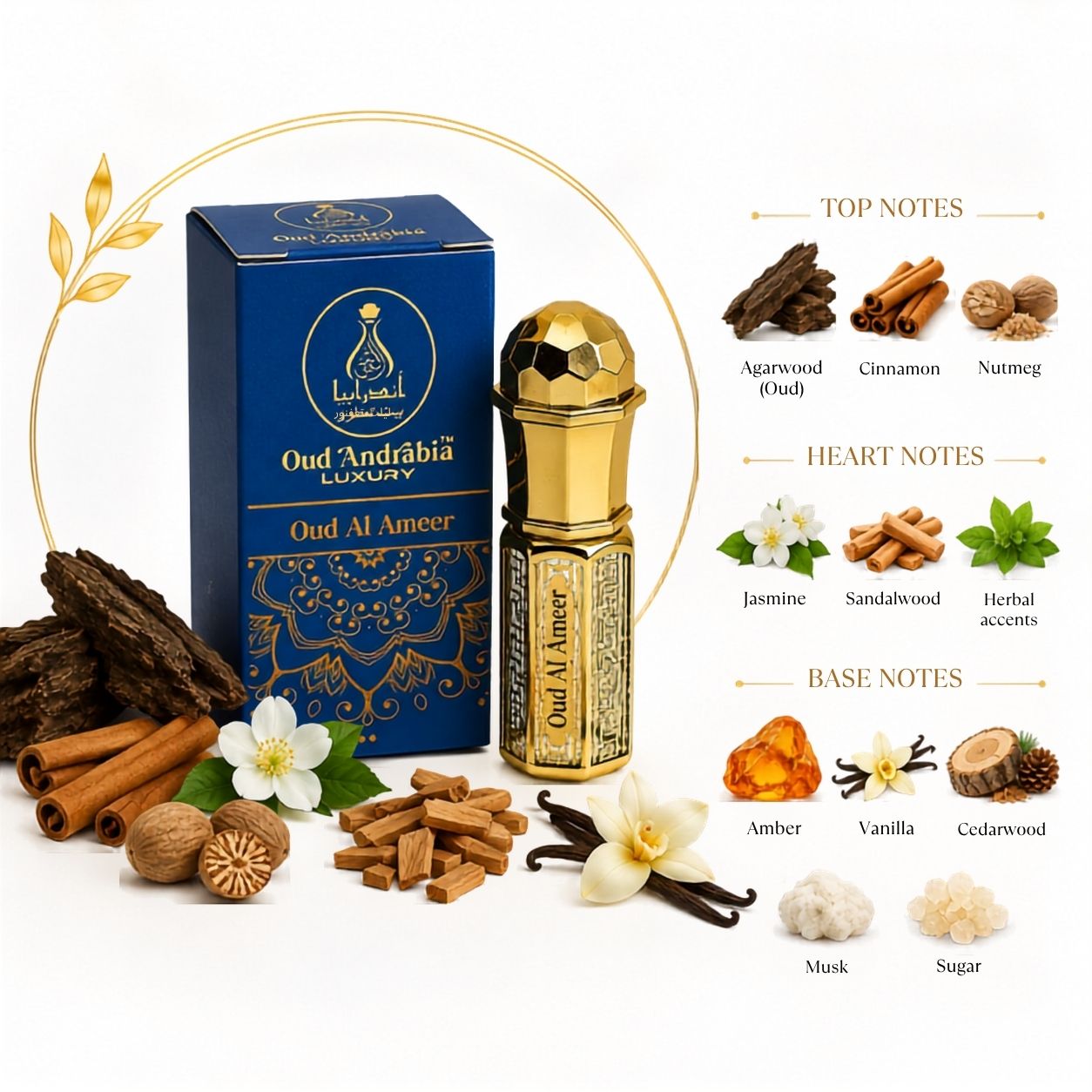 Oud Al Ameer Ittar | Unisex | 3ml