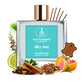 Oud Andarbia Silky Soul luxury parfum bottle with ingredients on a white background